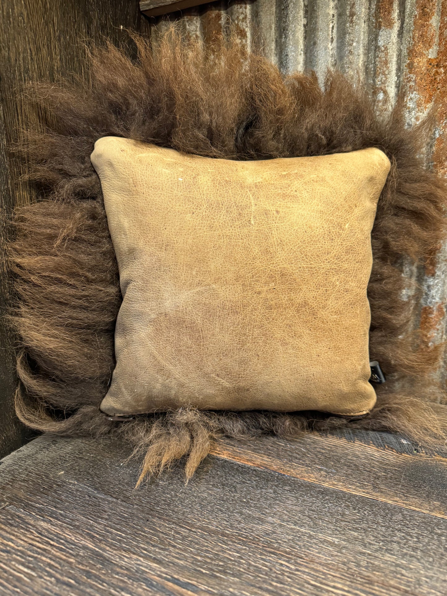 Authentic Buffalo Pillow, Bison