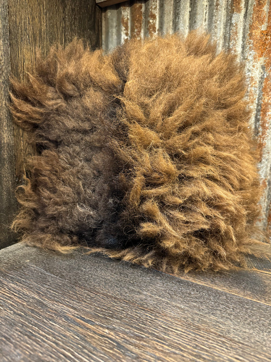 Authentic Buffalo Pillow, Bison