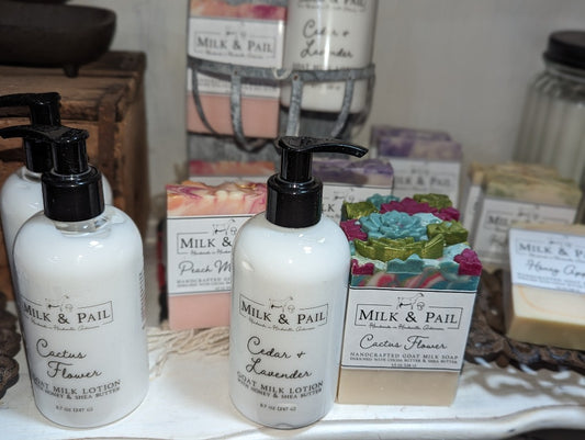 Milk & Pail soaps and lotions  - for her