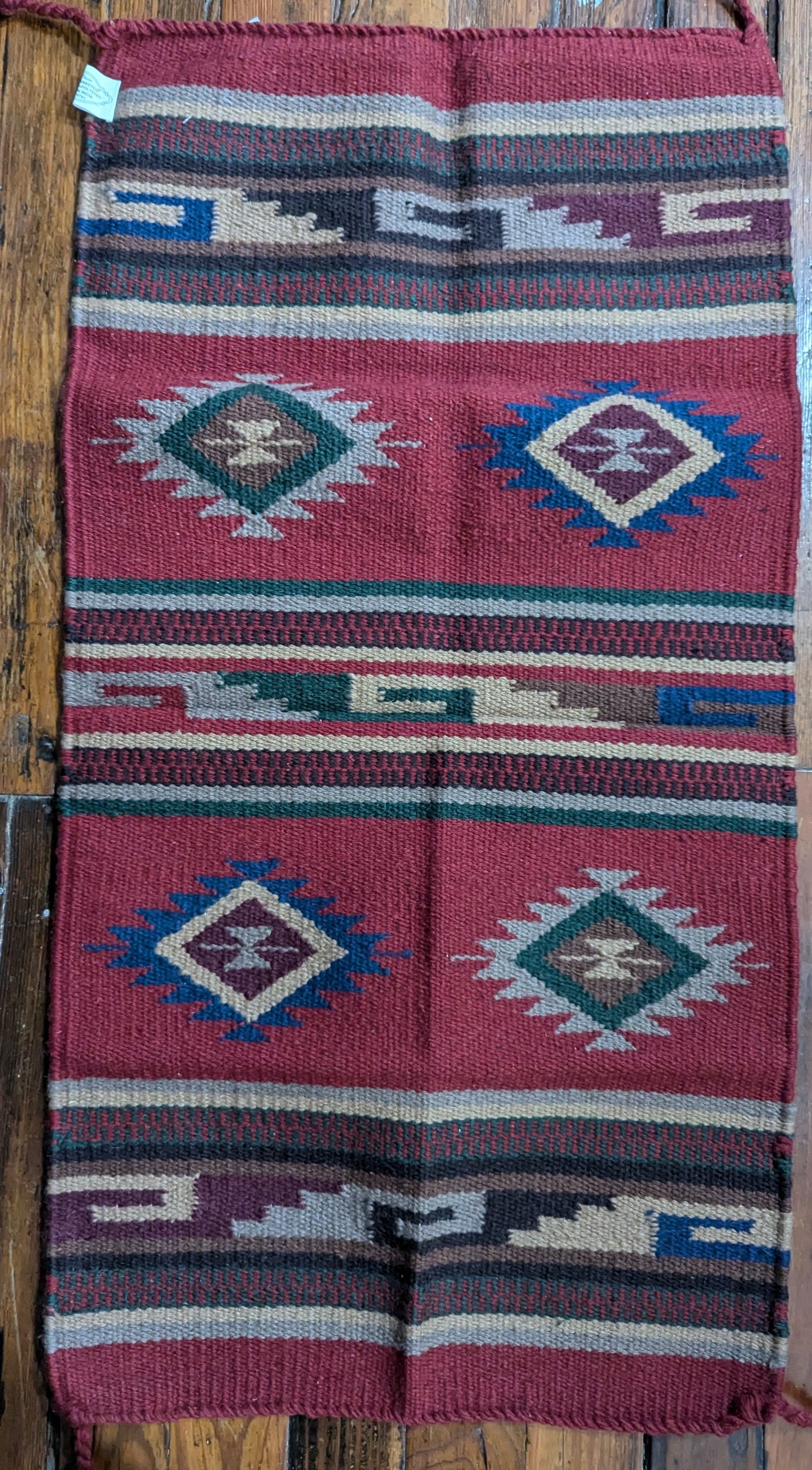 Western Woven Rug 20x40" various colors