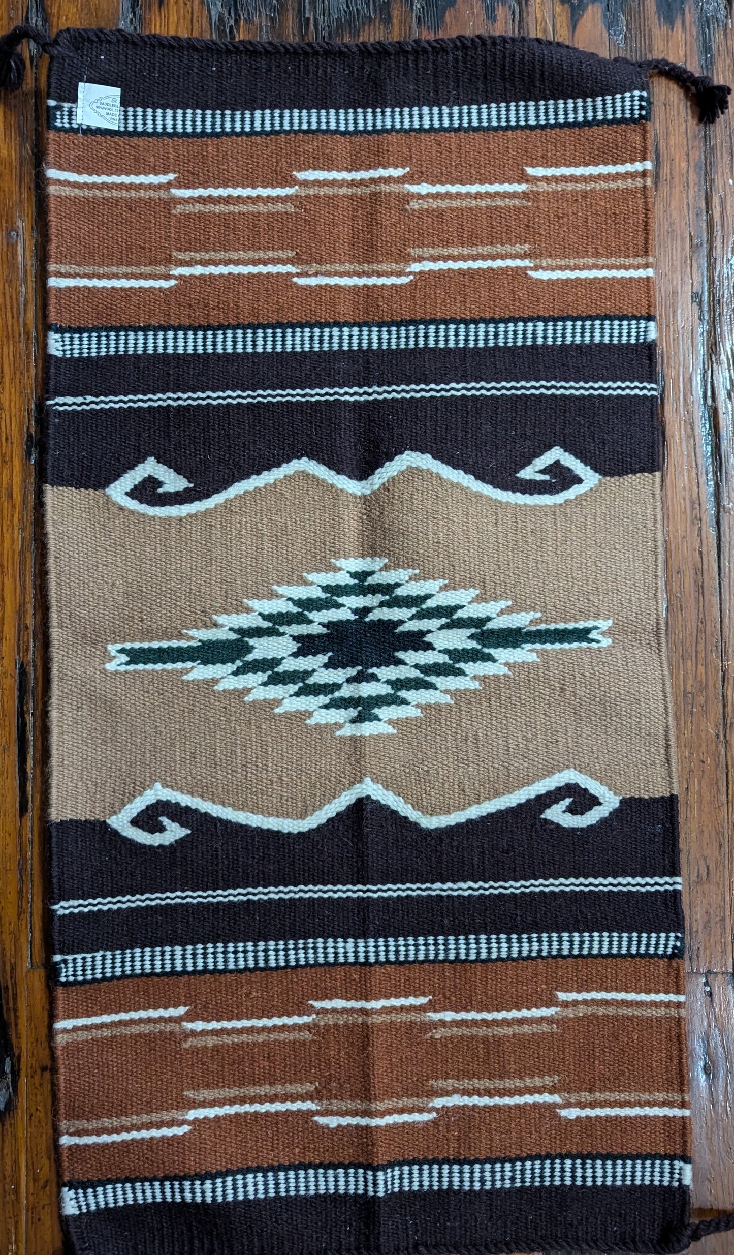 Western Woven Rug 20x40" various colors