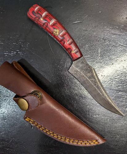 Knives  - with leather sheaths