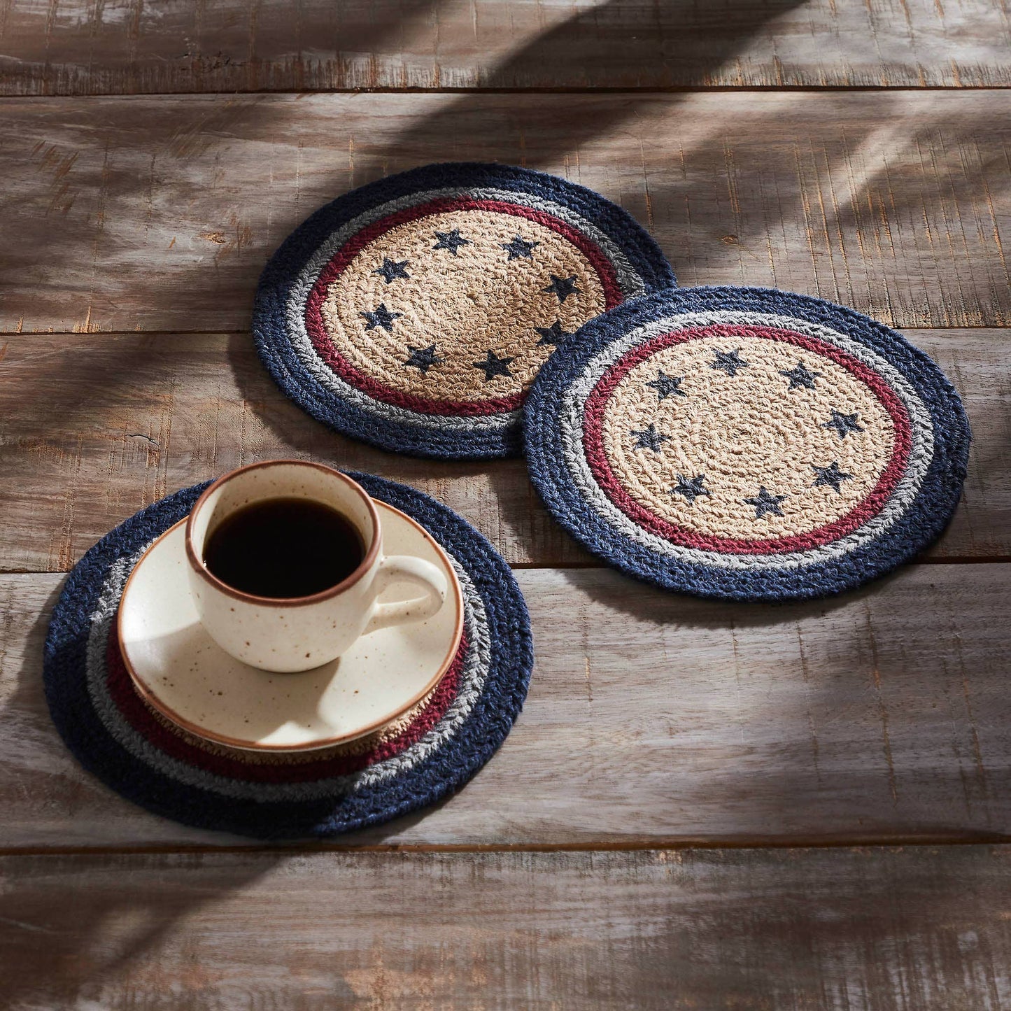 My Country Trivet Stencil Stars