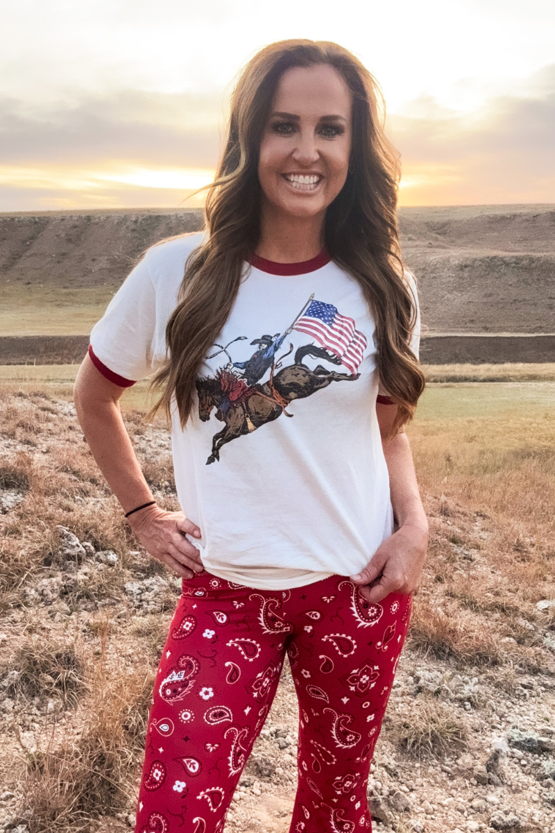 Dust and Glory Ringer Tee
