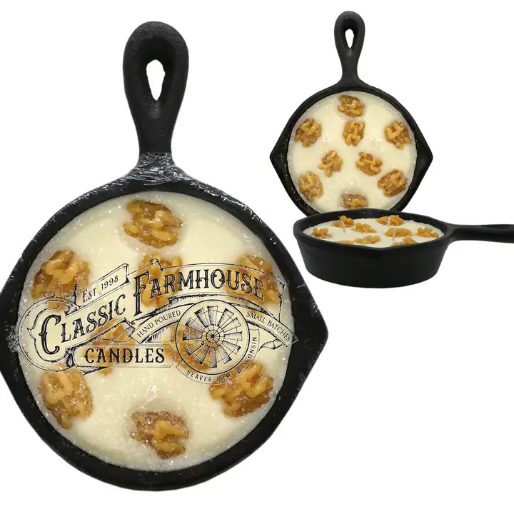 Cast Iron Pan Candle