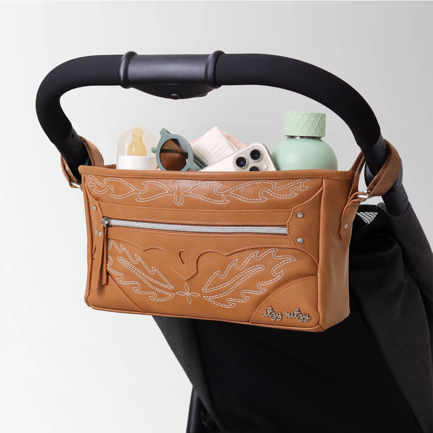 Nash Saddle Adjustable Travel Stroller + Wagon Caddy