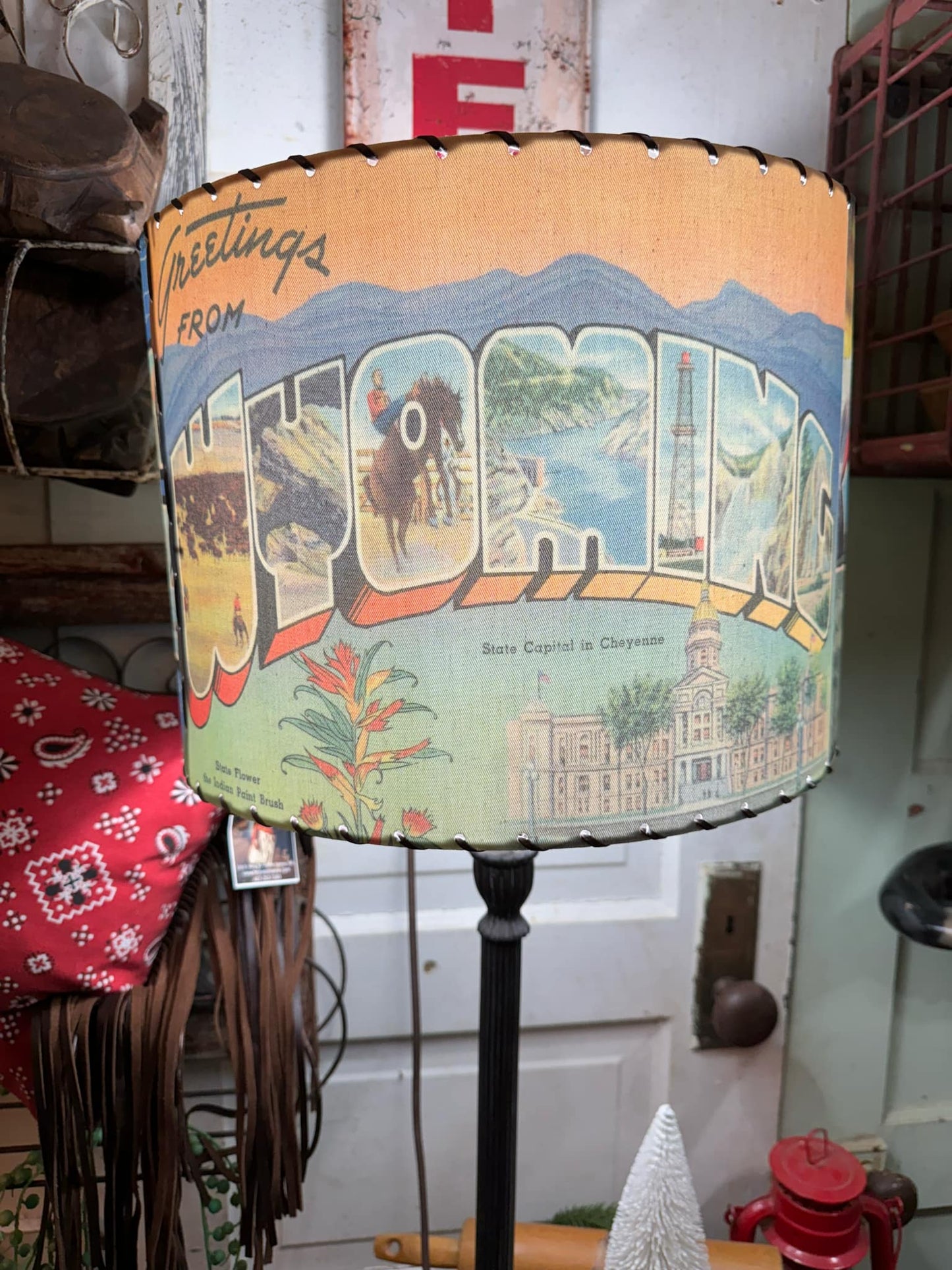 Western Lamp Shades - Wyoming