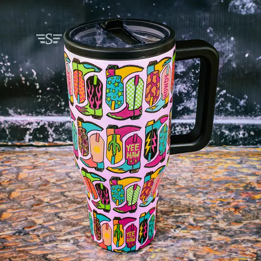 Western Boot Tumbler