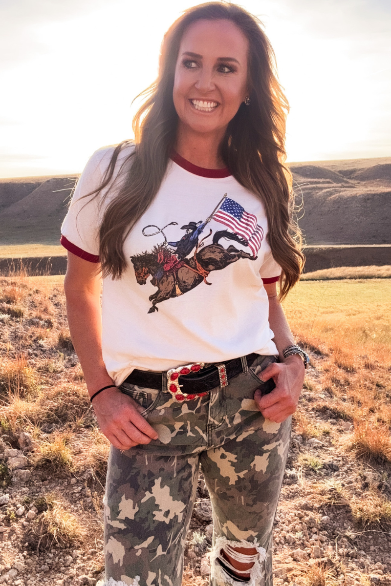Dust and Glory Ringer Tee