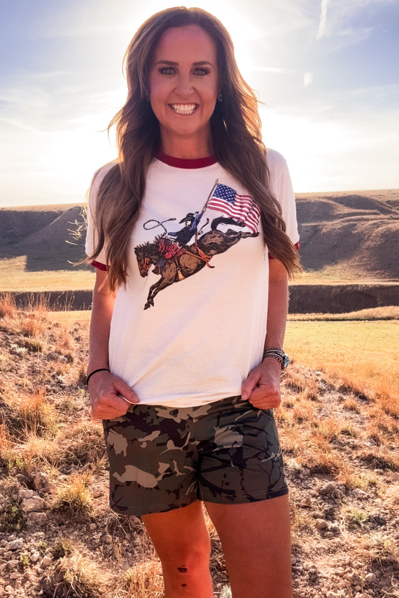 Dust and Glory Ringer Tee