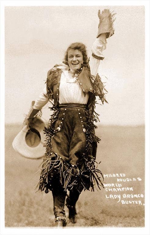 Art Print CG-13 Exultant Cowgirl