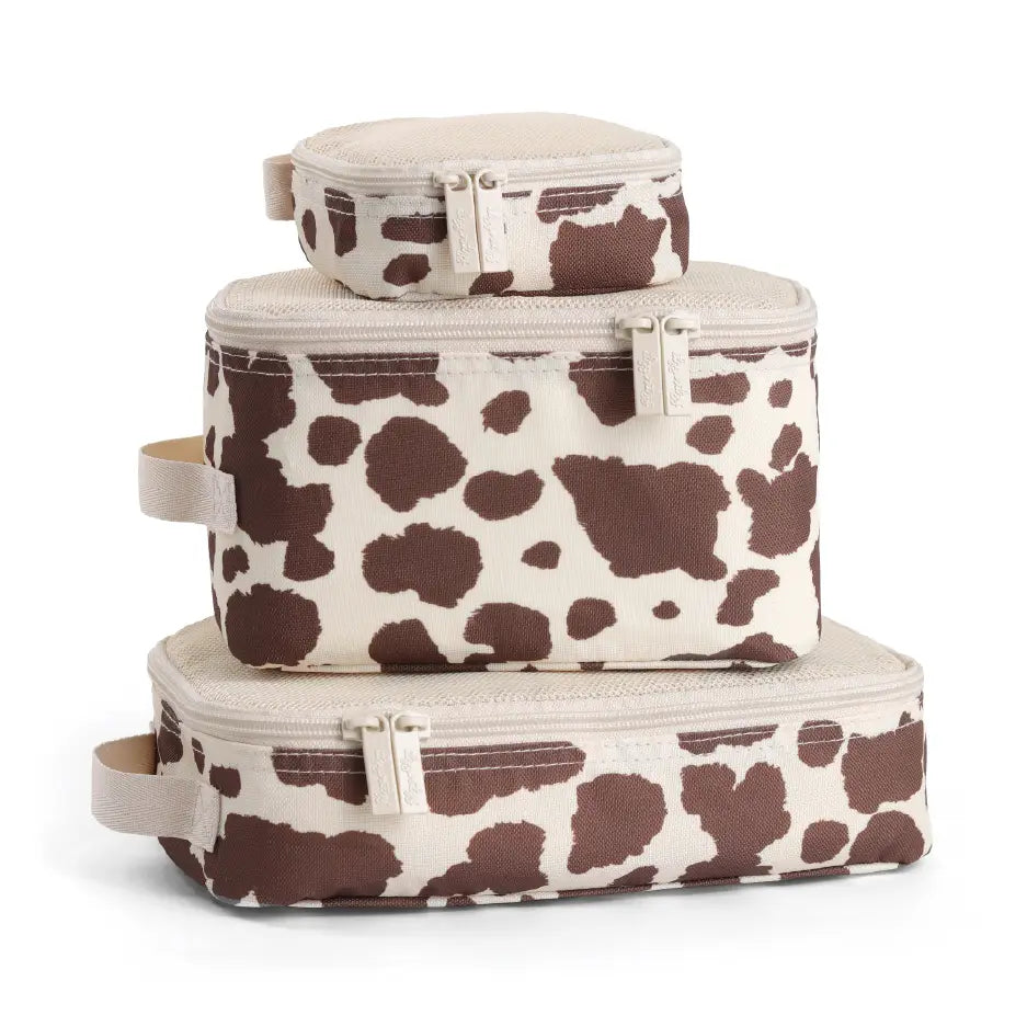 Itzy Ritzy Cow Print Packing Cubes