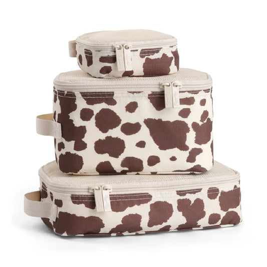 Itzy Ritzy Cow Print Packing Cubes