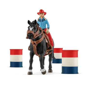 3 Barrel Rodeo Racing Playset