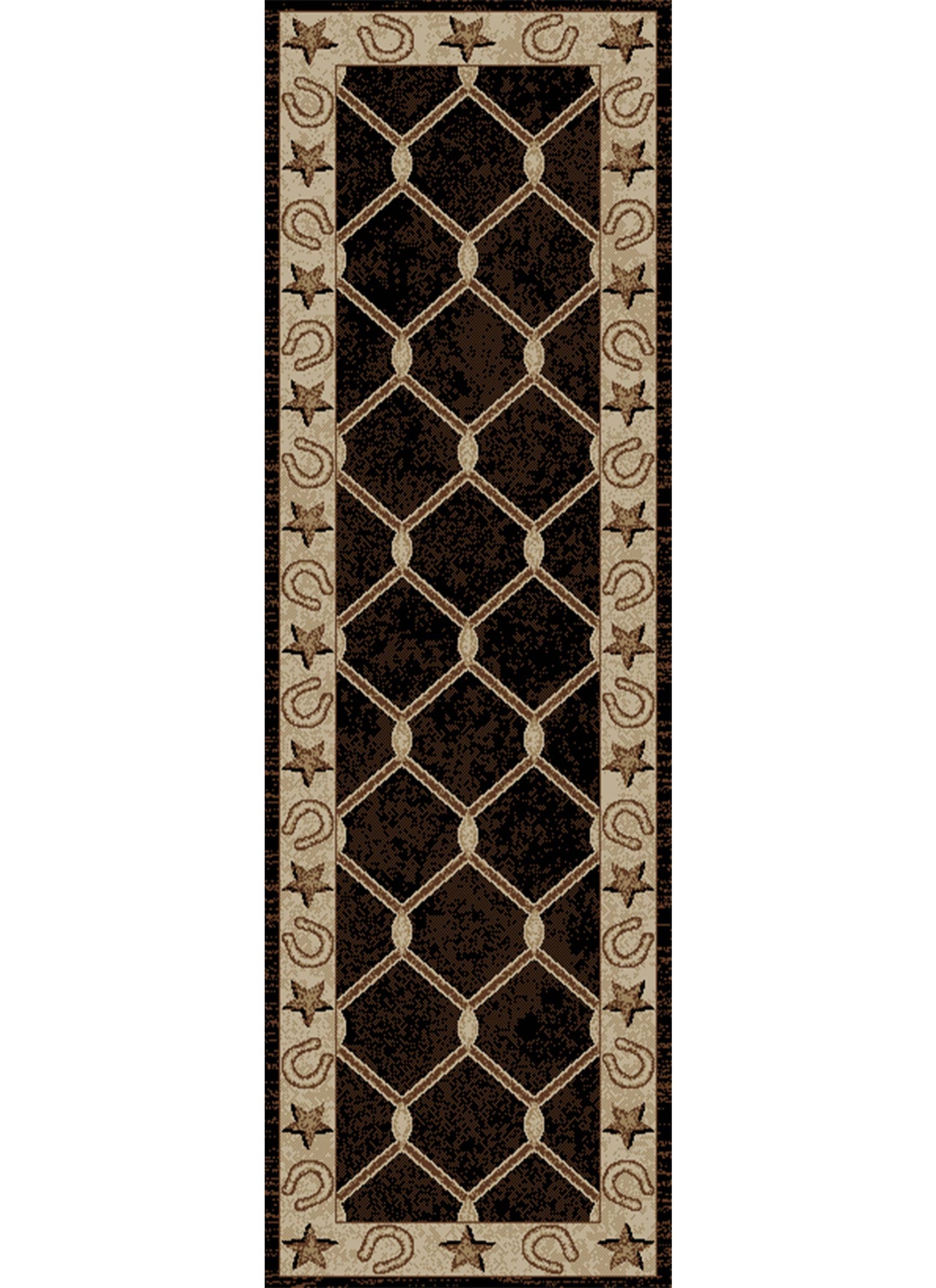 Hearthside Midnight Trail Lodge Area Rug