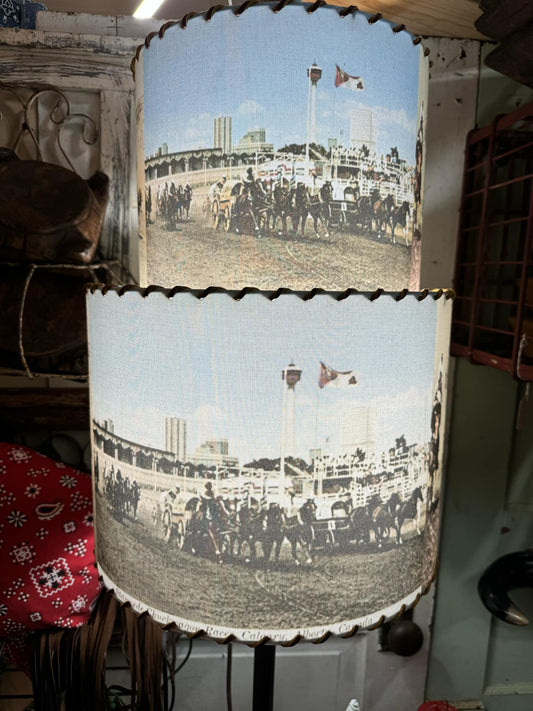 Western Lamp Shades - Pendleton Chuck Wagon Races