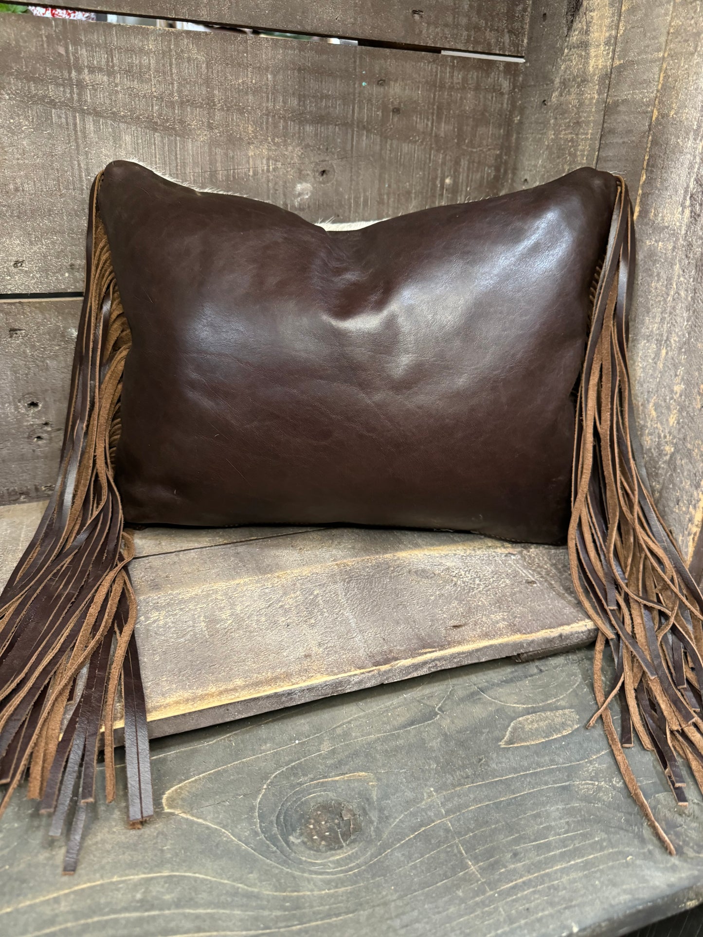 Pillow, Longhorn Inlay