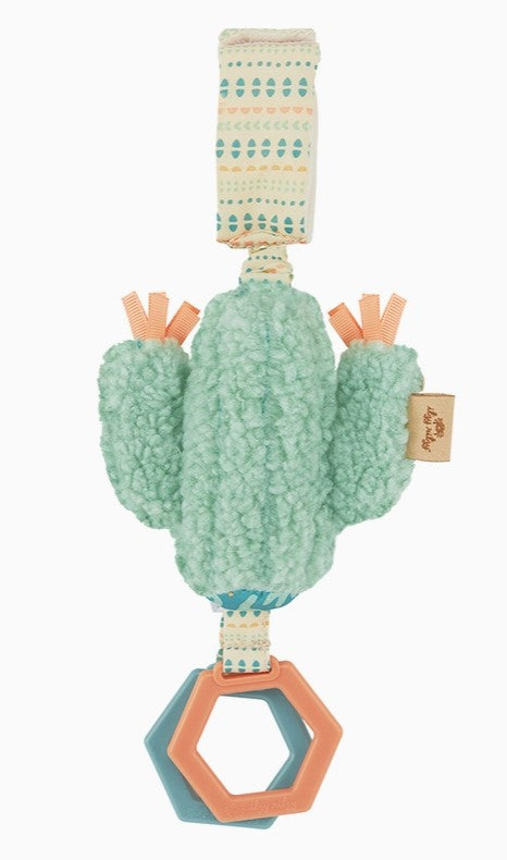 Itzy Friends Ritzy Jingle™ Attachable Travel Toy, Cactus