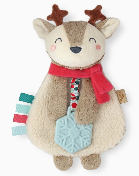 Holiday Itzy Lovey™ Plush + Teether Toy, Reindeer