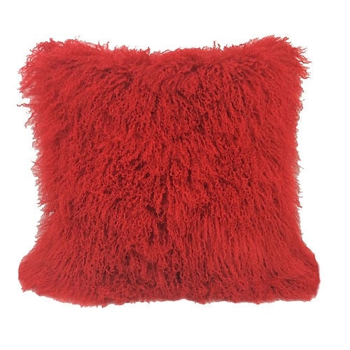 Red Tibetan Pillow