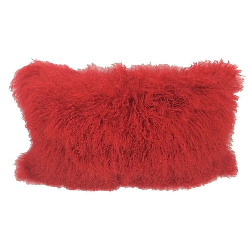 Red Tibetan Pillow