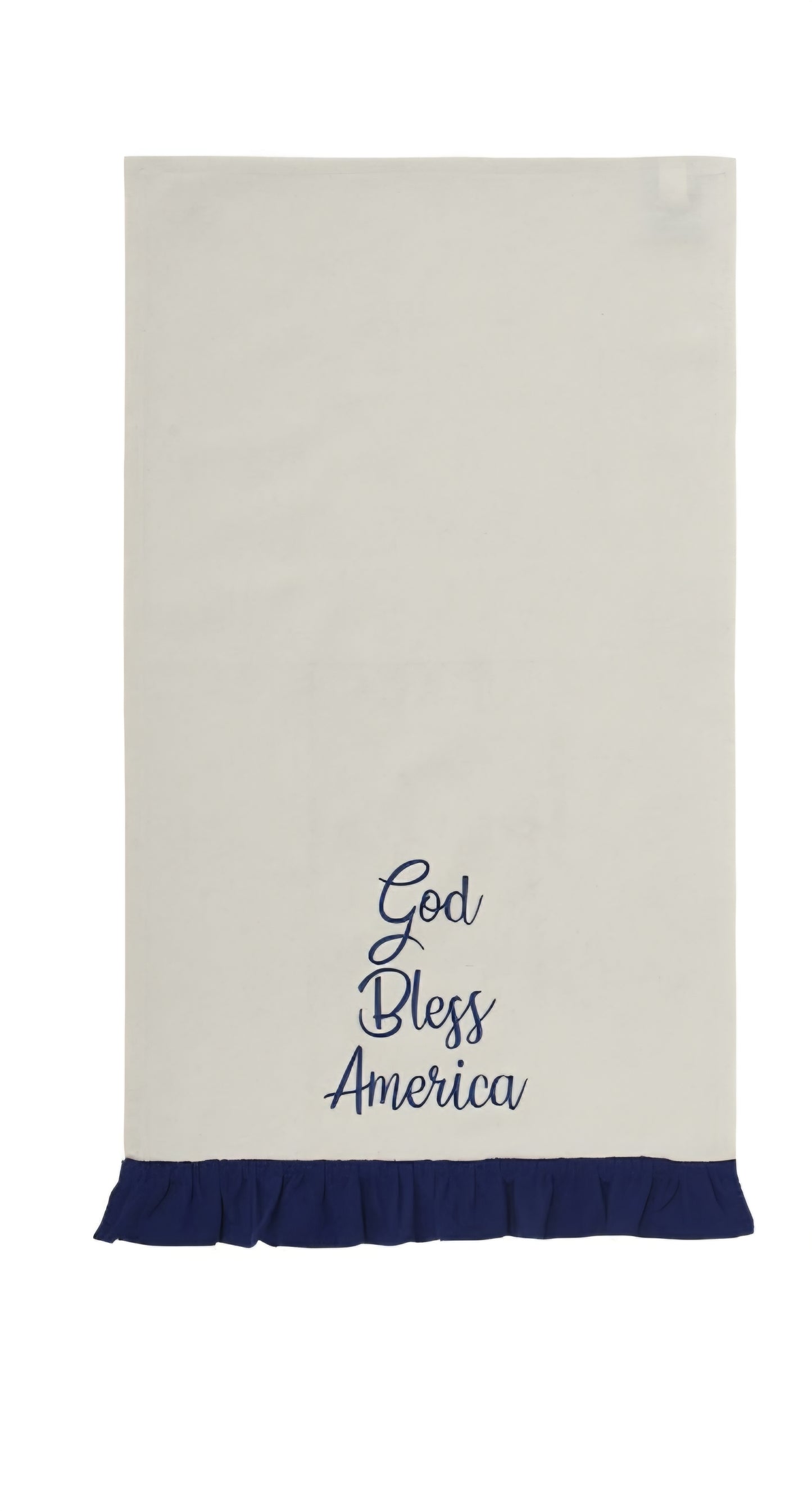 Stars Ruffled Tea Towels Patriotic
