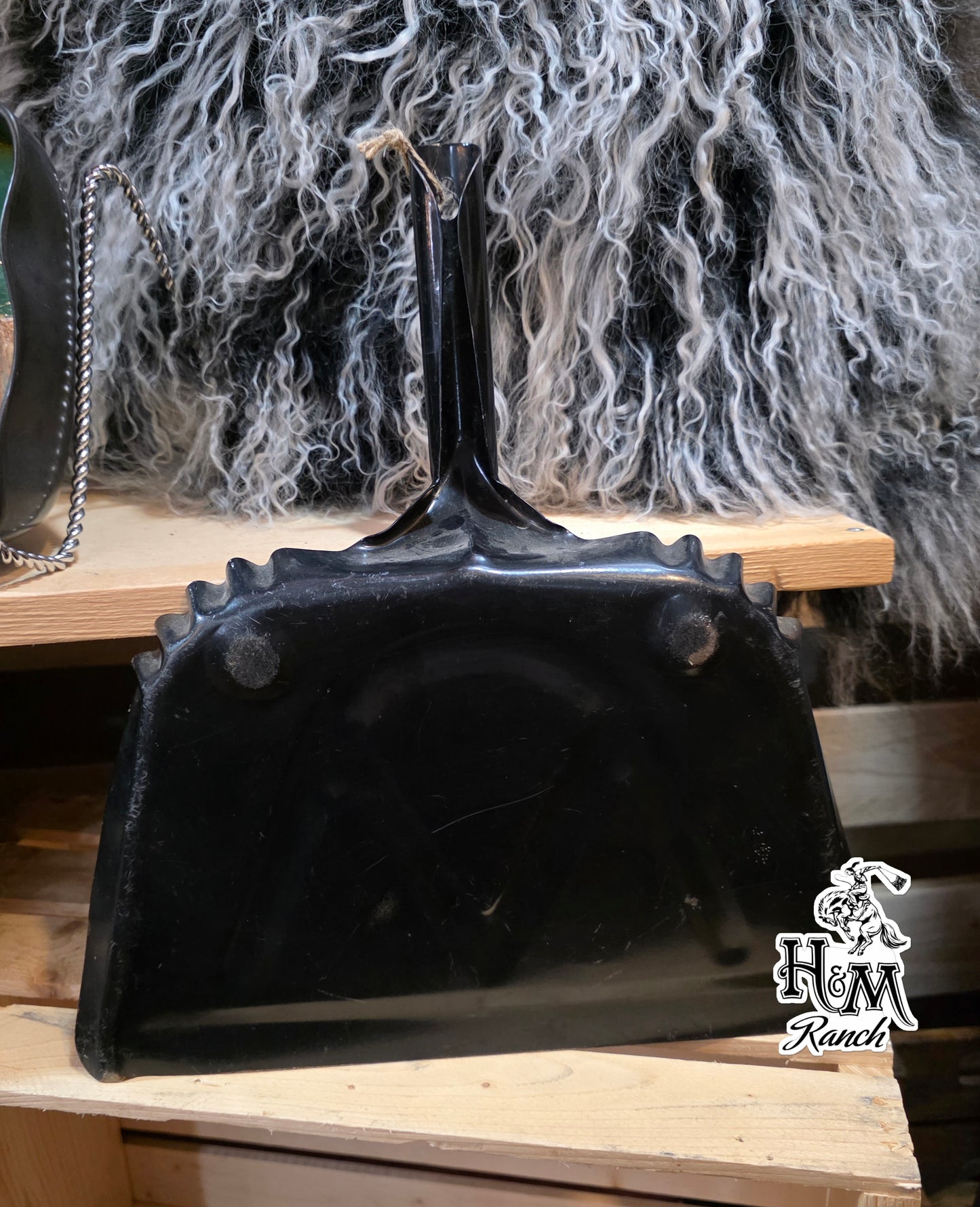 Donkey Metal Dust Pan, Jennifer Casebeer Art