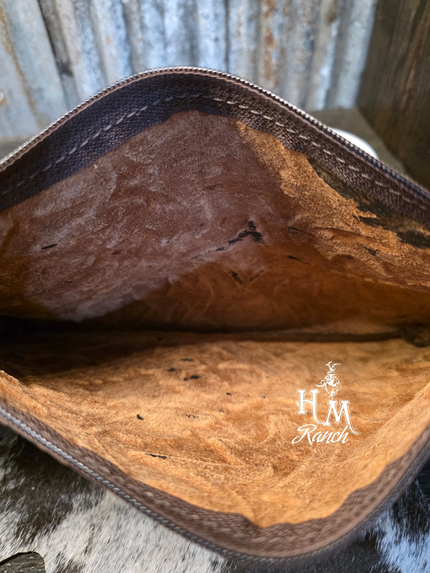 Bank or Makeup Bag, Boot Top Laredo