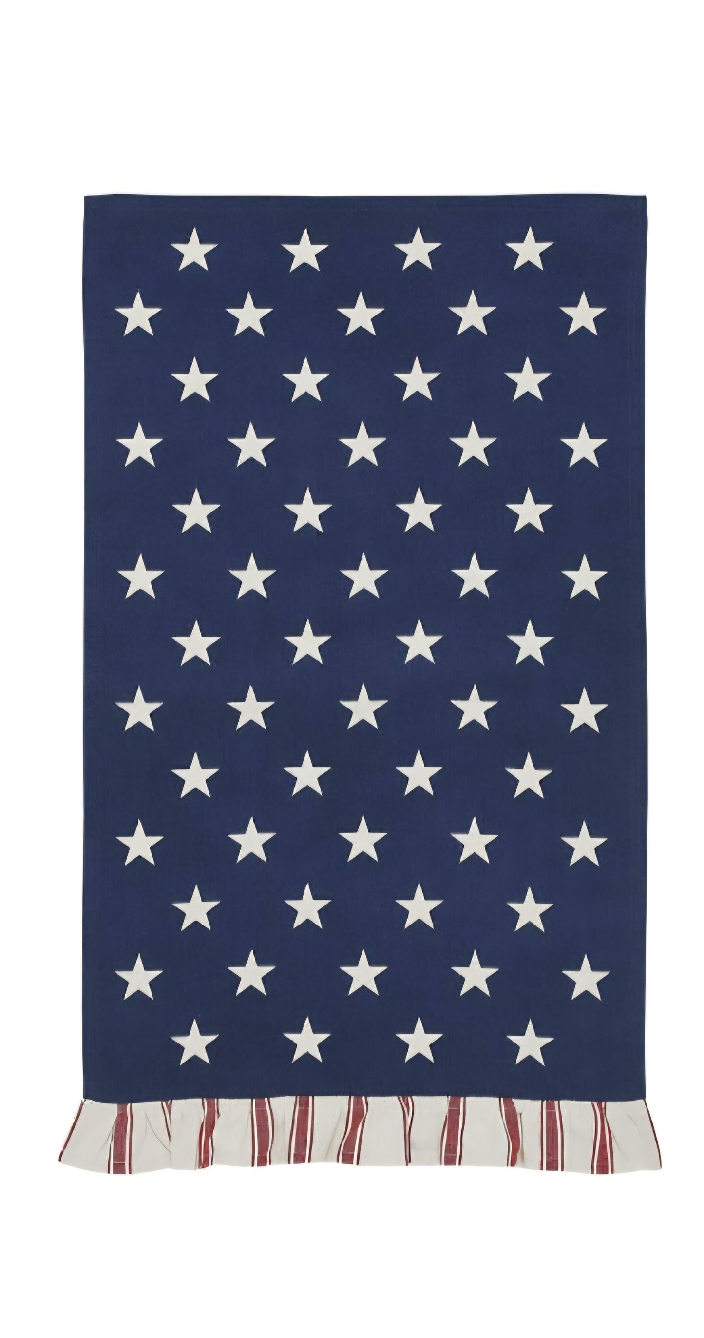 Stars Ruffled Tea Towels Patriotic