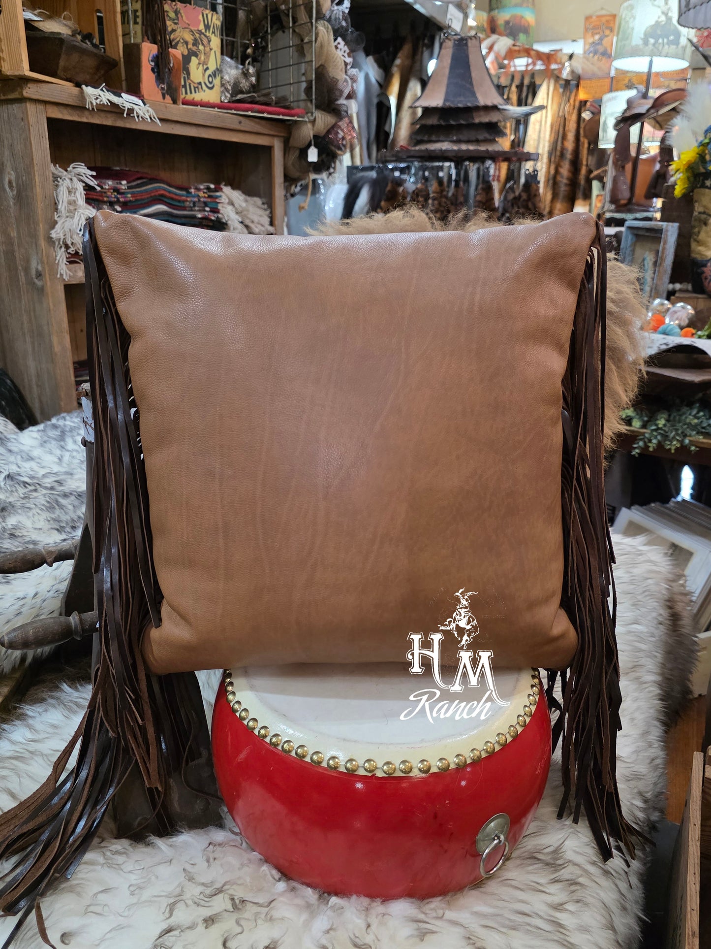 Horse Pillow, Vintage Inspired, Carmel