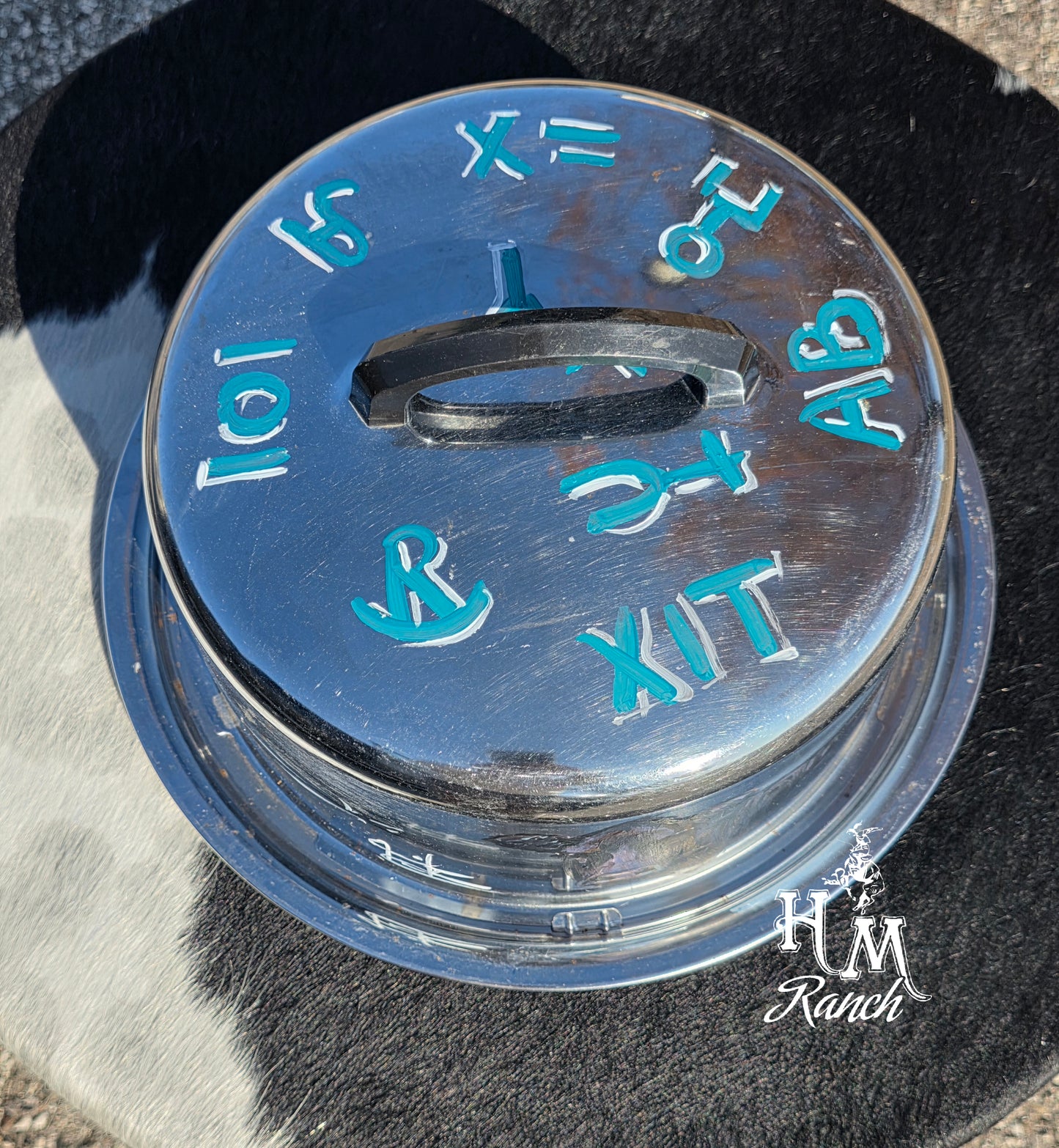 Angus Cake Plate, Jennifer Casebeer Art