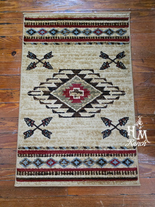 Wyoming Arrowhead Area Rug, Antique