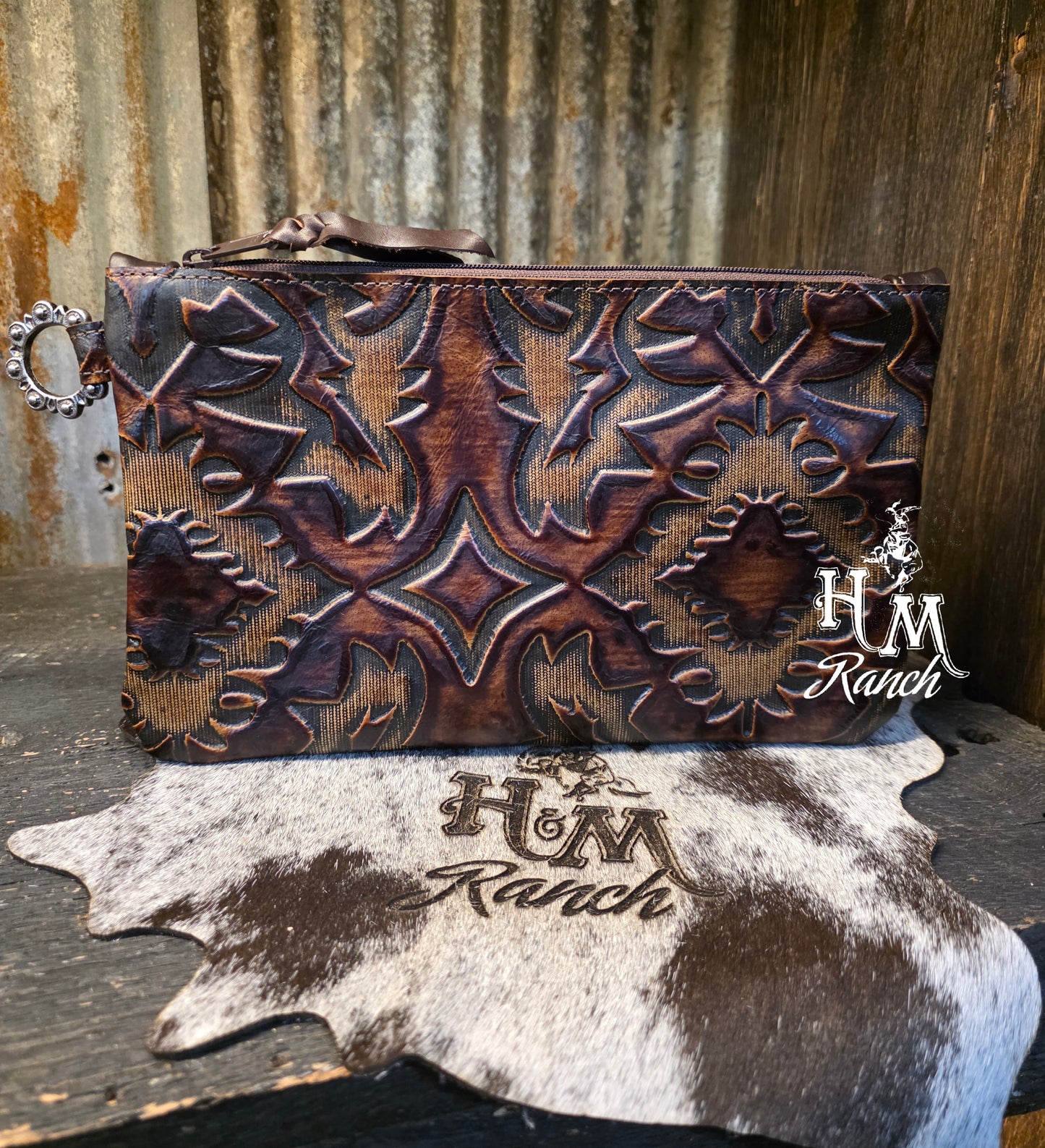 Bank or Makeup Bag, Boot Top Laredo