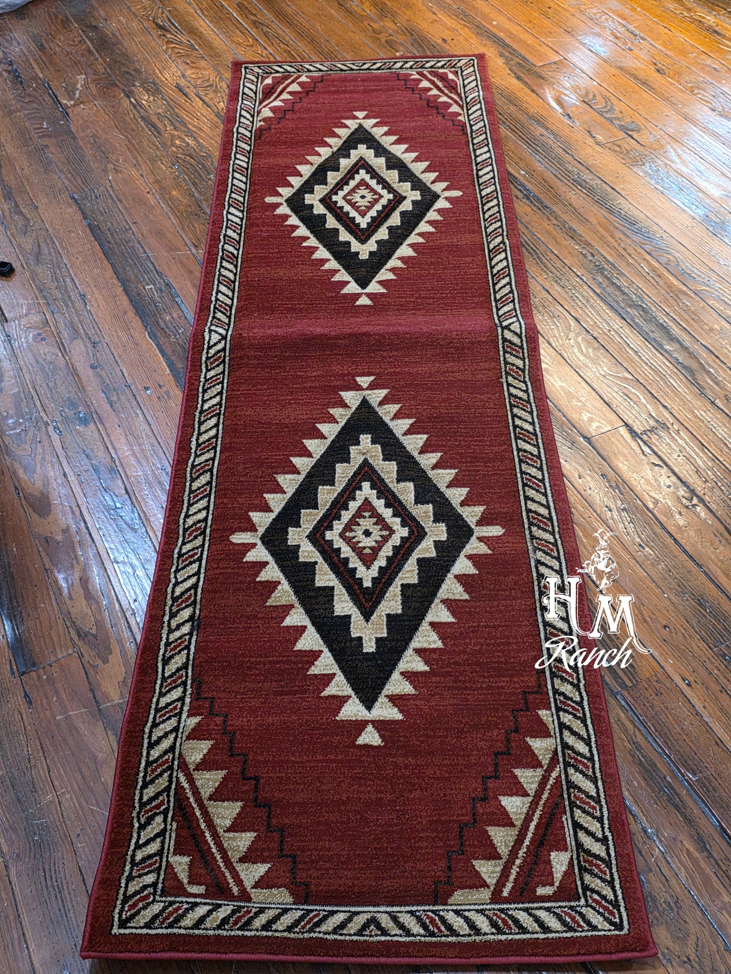 Granite Falls Taos Lodge Area Runner - Red