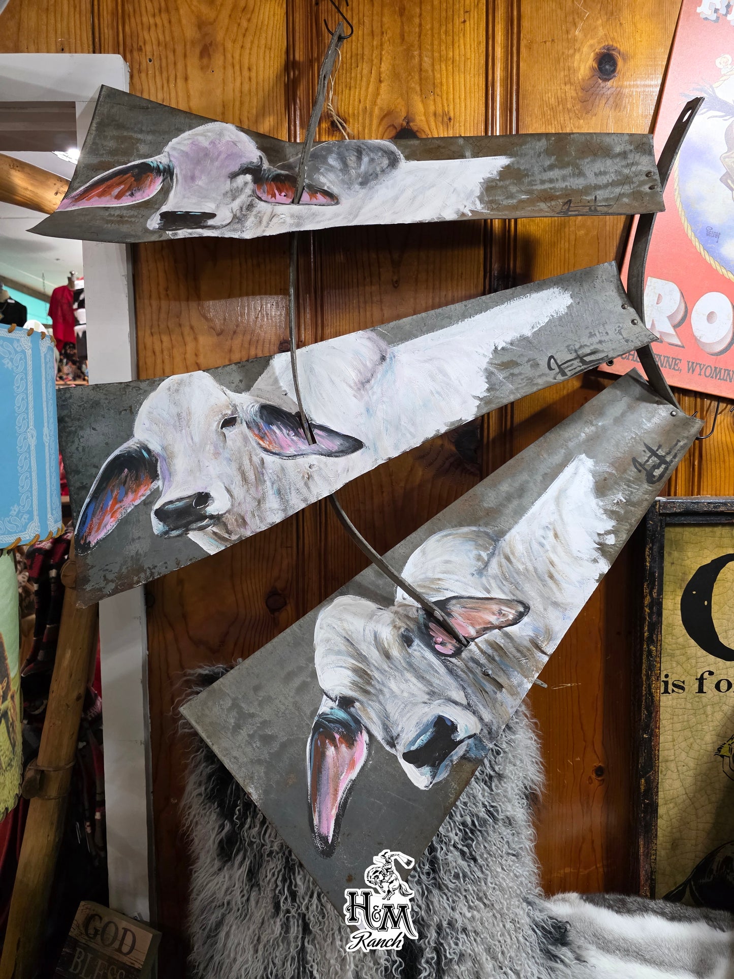 Triple Brhaman Windmill Blades, Jennifer Casebeer Art