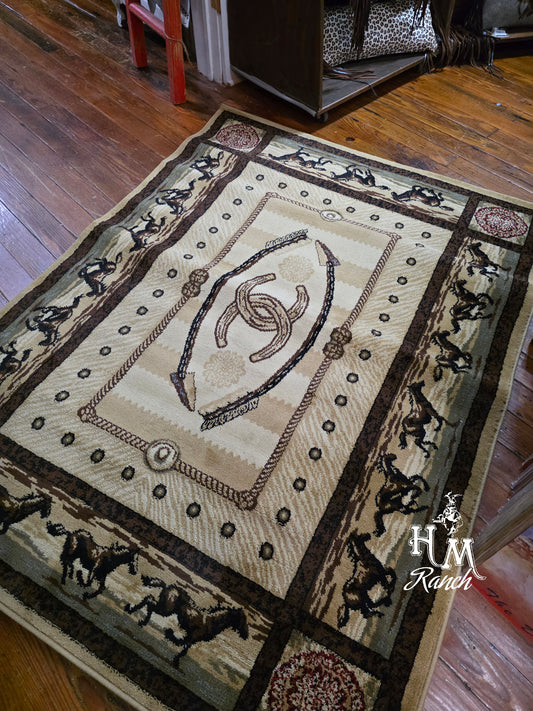 Cheyenne's Wild West Area Rug, 4x5