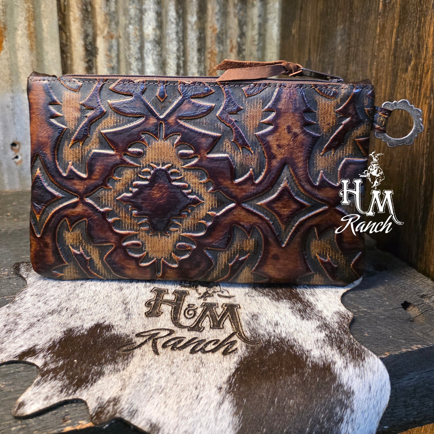 Bank or Makeup Bag, Boot Top Laredo