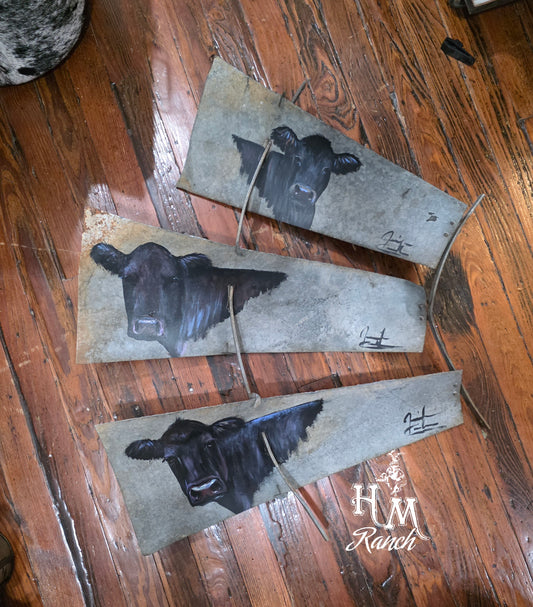 Triple Angus Windmill Blades, Jennifer Casebeer Art