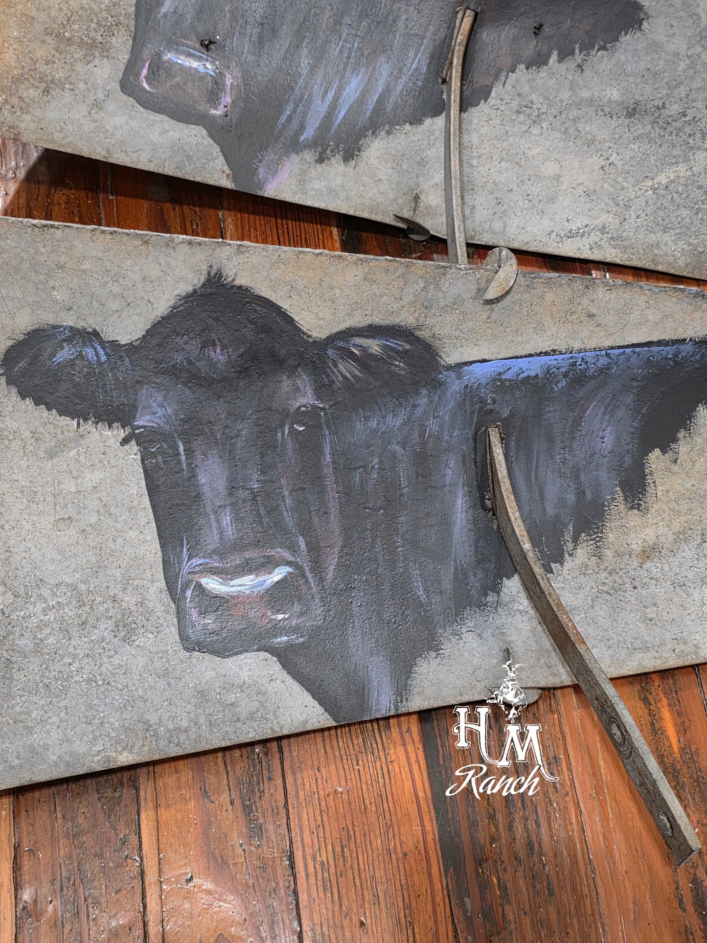 Triple Angus Windmill Blades, Jennifer Casebeer Art