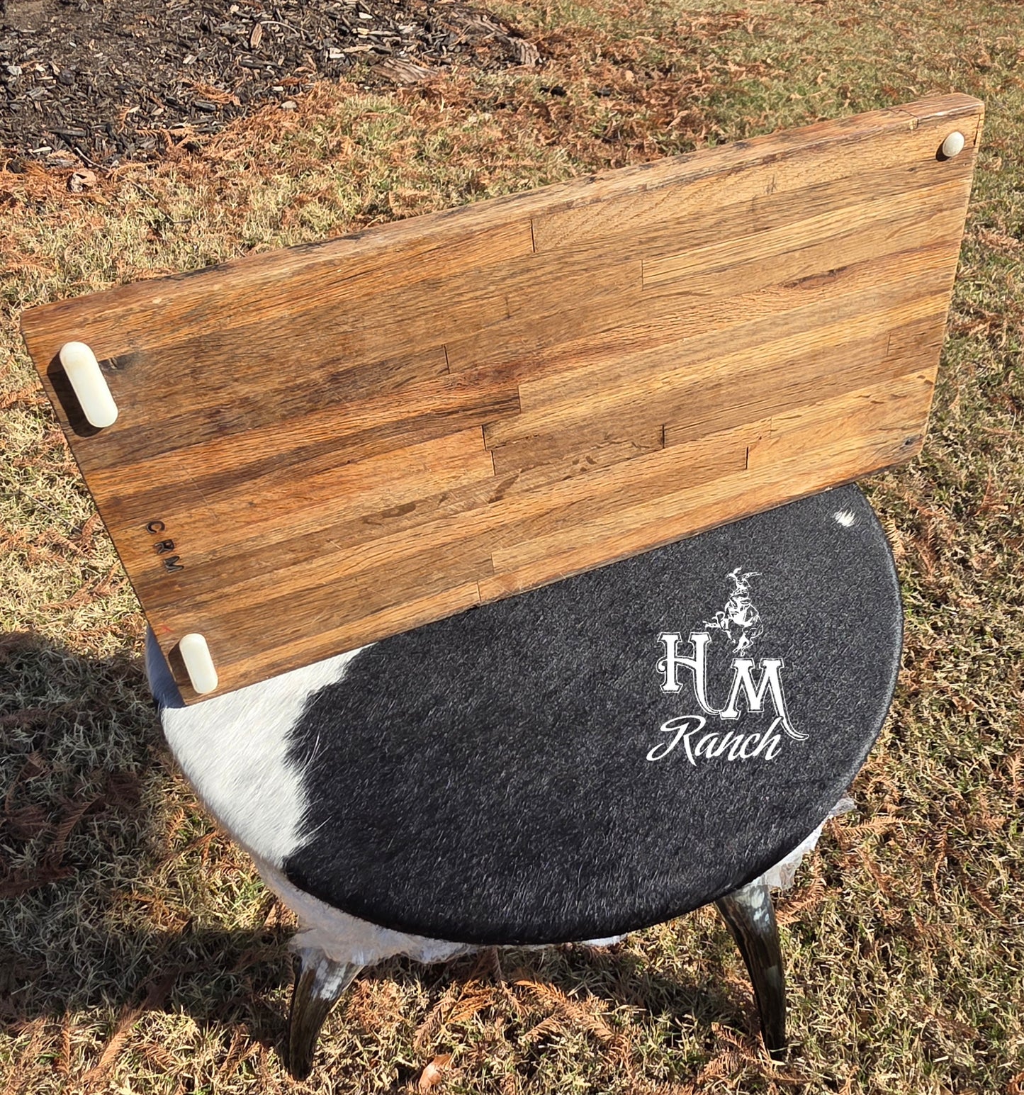 Vintage Butcher Block, Hereford Boots, Jennifer Casebeer Art