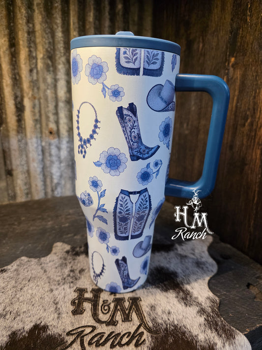 Western Chinoiserie Tumbler