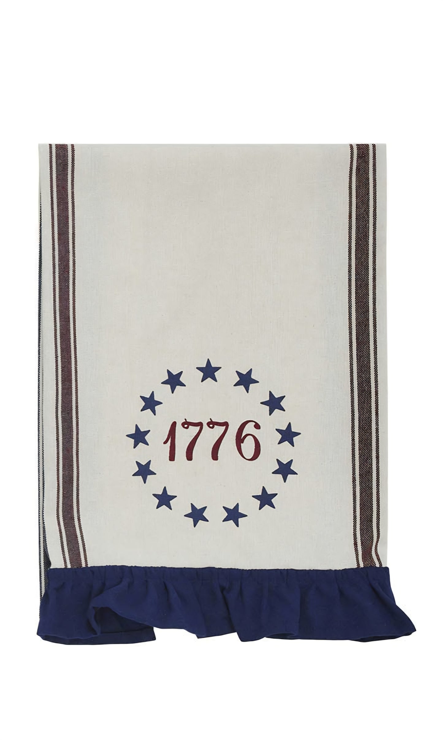 Americana Ruffled Tea Towels Patriotic