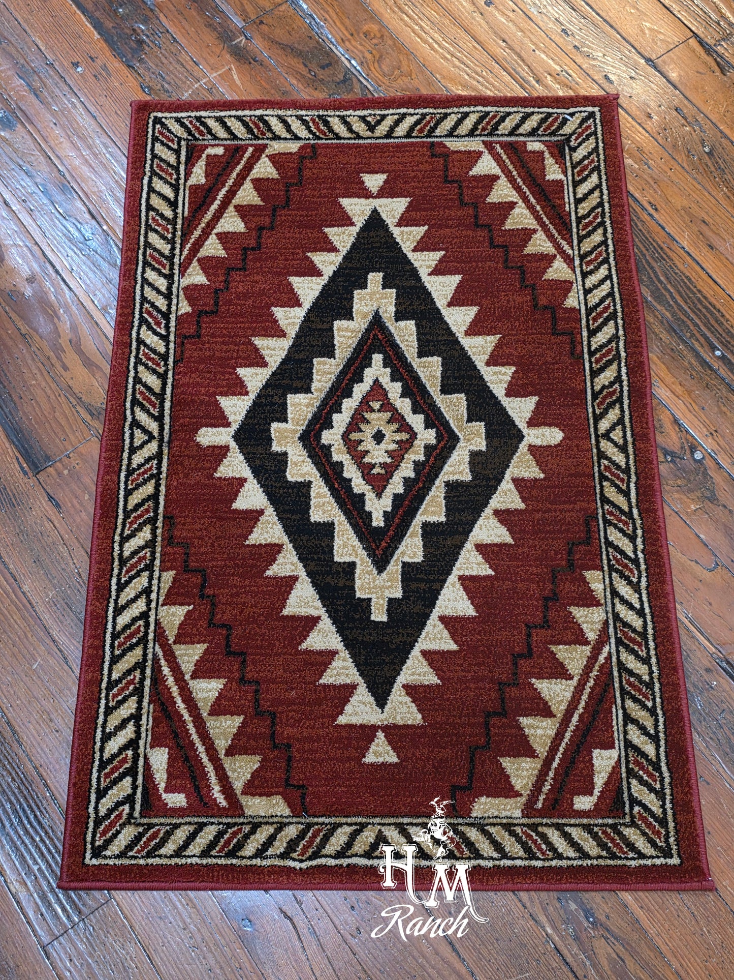 Granite Falls Taos Lodge Area Rug - Red