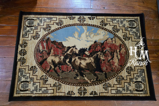 Great Horse Escape Area Rug