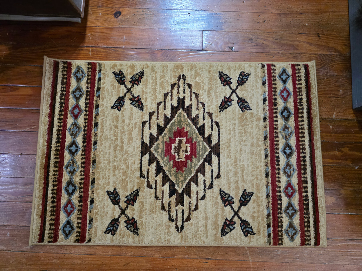 Wyoming Arrowhead Area Rug, Antique