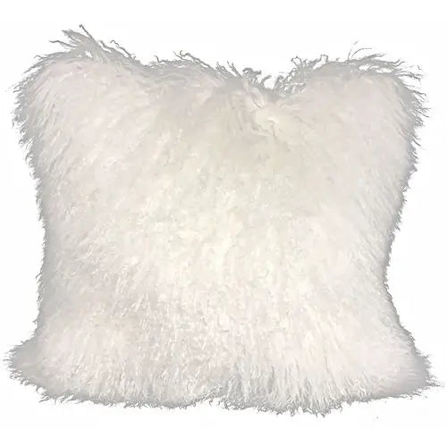 White Tibetan Pillow