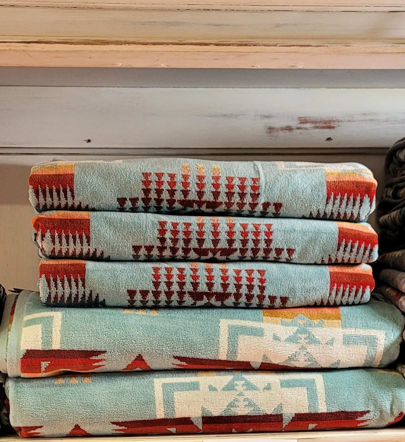 Pendleton® Towel Collection, Chief Joseph Aqua