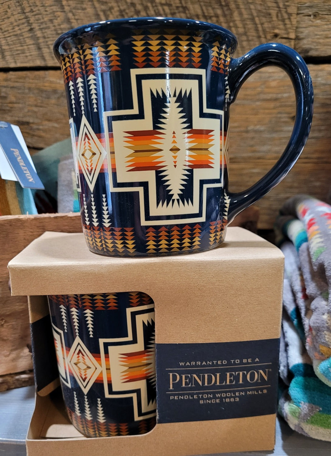 Pendleton Mug, Harding Navy