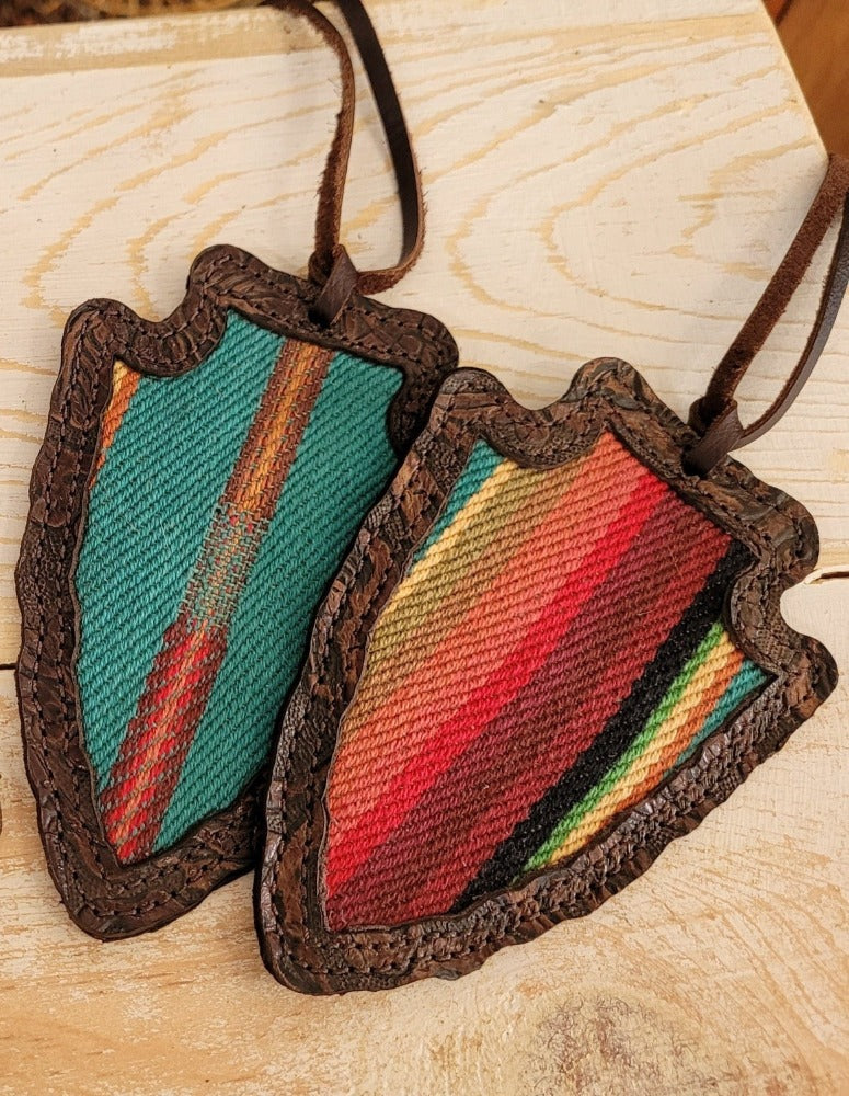 Arrow Head Car Freshie, Serape