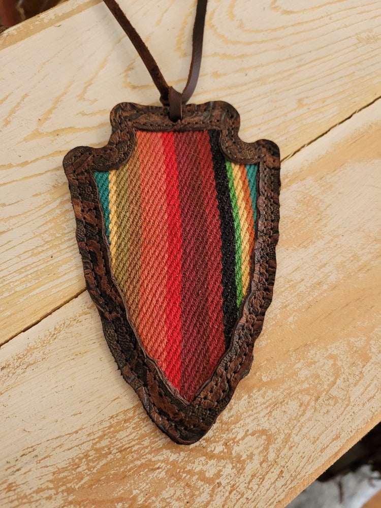 Arrow Head Car Freshie, Serape